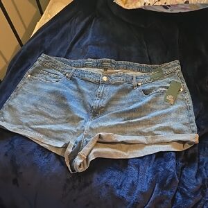 Women's Blue Denim Shorts